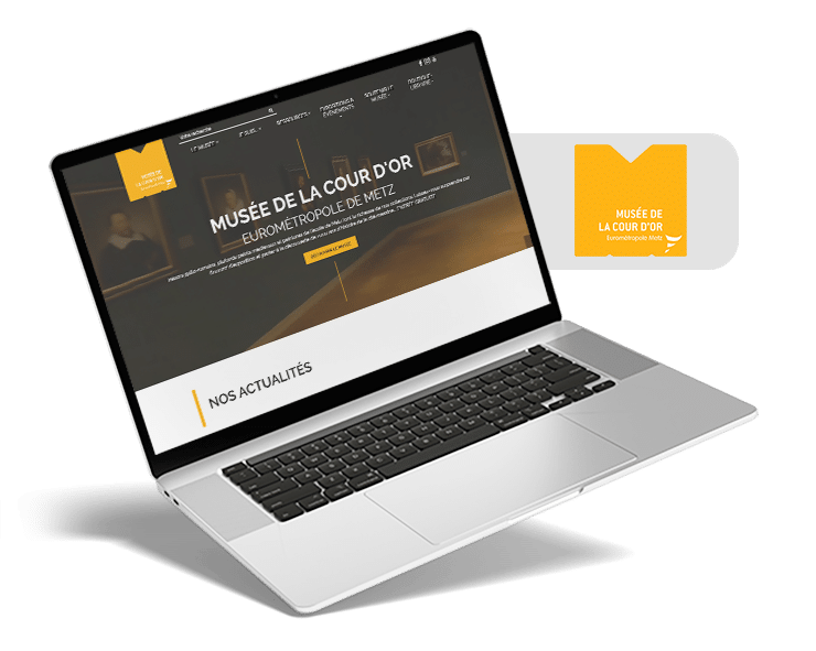 références iswebdesign : musée de la cour d'or à metz.